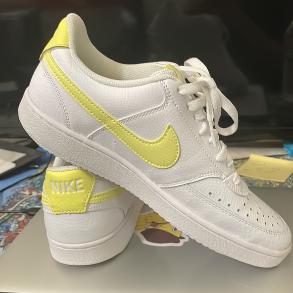 Nike Shoes - Like New Nike Court Visions Yellow
